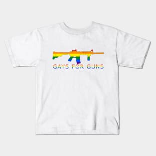 Gays for guns Kids T-Shirt